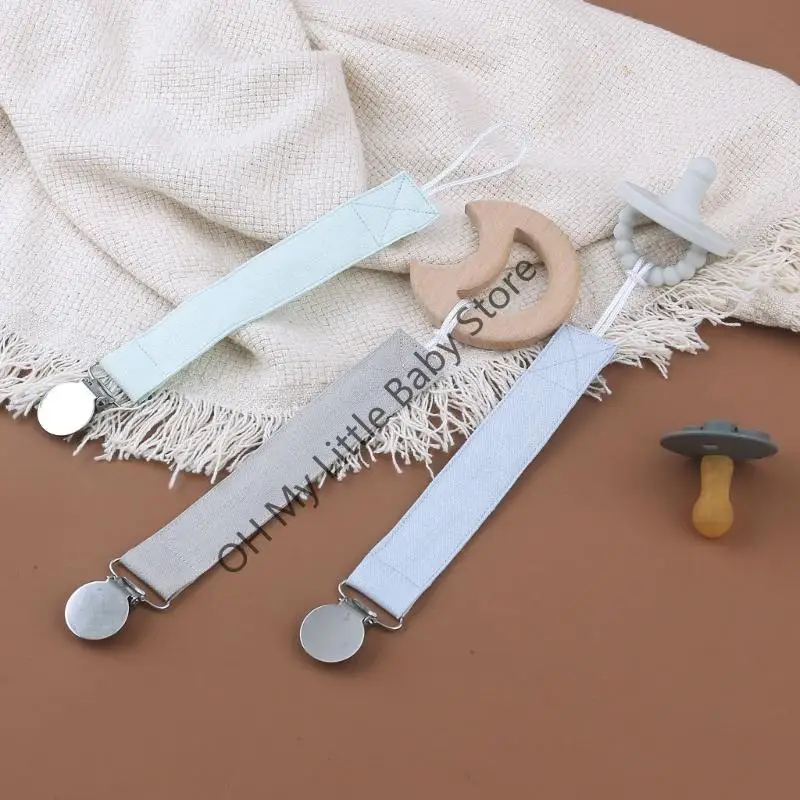 M76C 4 ​​unids/pack chupete bebé Clips cadena libre BPA soporte con pinza para chupete Cadena chupete - imagen 5