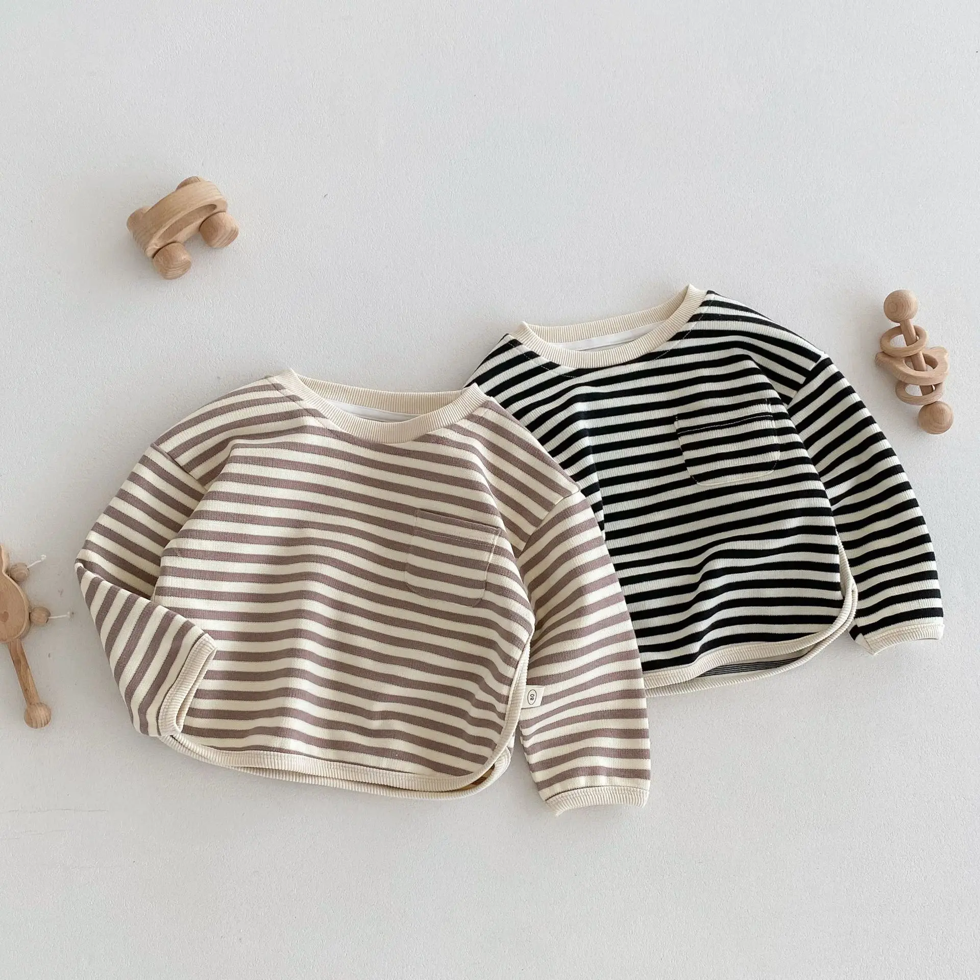 Sudadera con capucha de rayas Milangel para niño