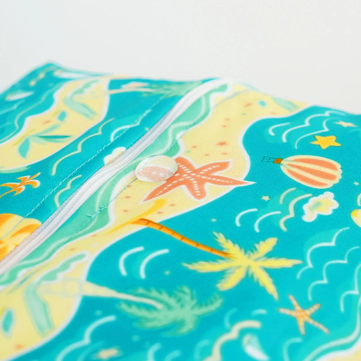 HappyFlute-bolsas secas y húmedas impermeables para pañales de tela de bebé, cambiador de pañales, bolsa organizadora colgante para cochecito, reutilizable y lavable - imagen 4