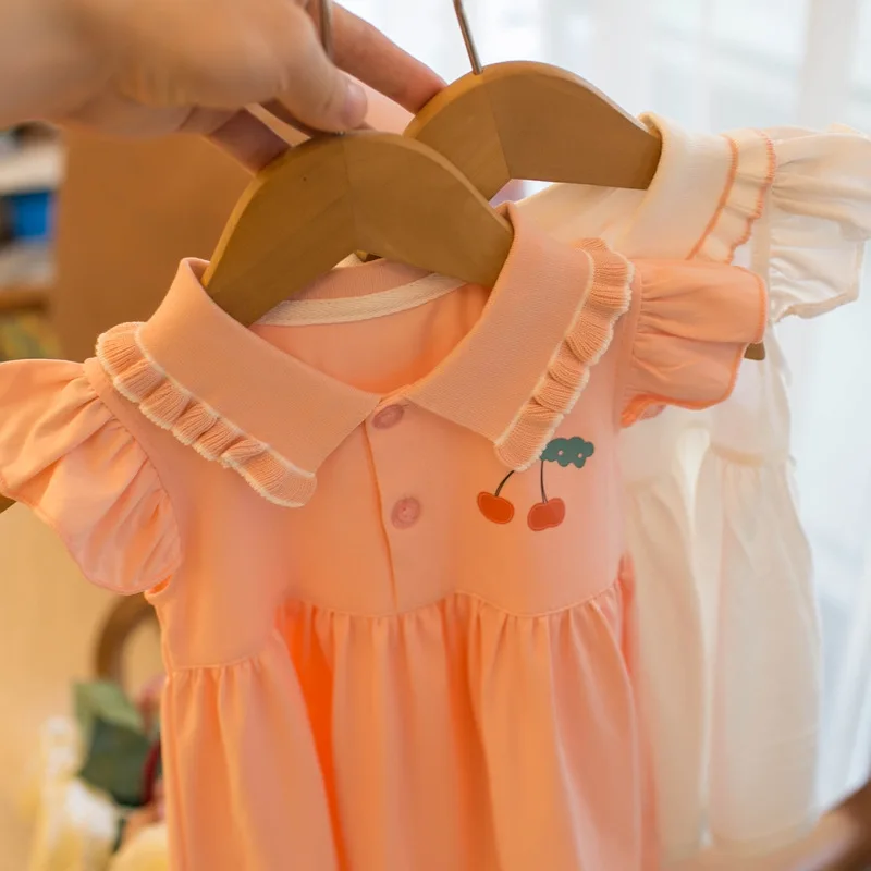 MILANCEL vestido de verano sin mangas para niña de cereza dulce - imagen 4