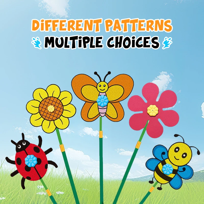 Aspersor de girasol, aspersor de mariposa con flores de baile loco, rociador de agua giratorio 360 para riego de césped y patio, aspersor de jardín - imagen 4