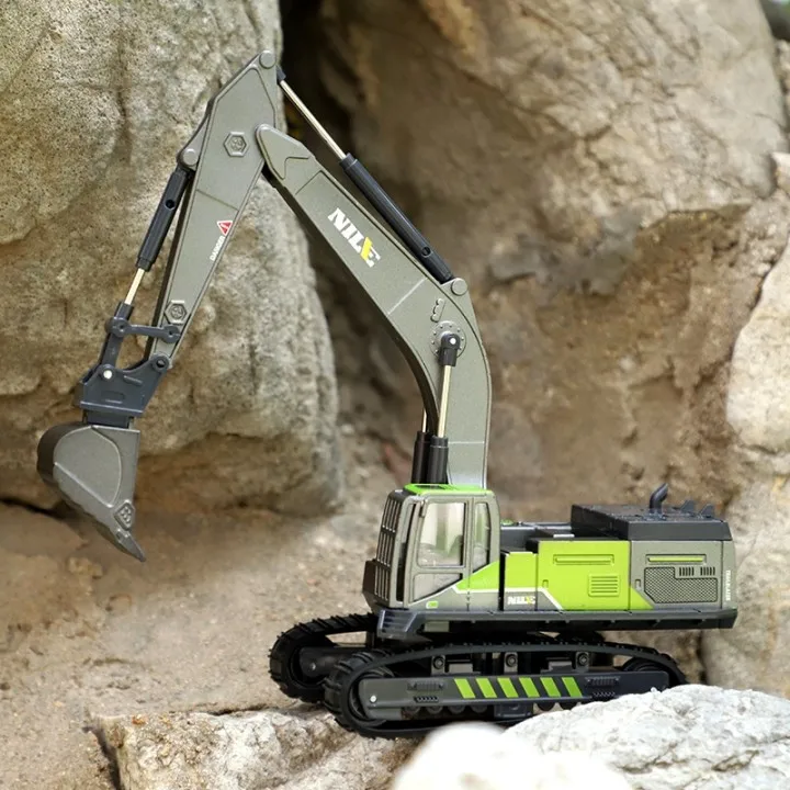 Excavadora de juguete infantil – Mini grúa de ingeniería - imagen 4