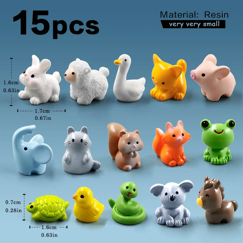 15pcs Small Animal