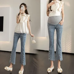 Jeans maternity elásticos para embarazadas – Corte Denim cómodo