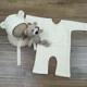 with bear-beige