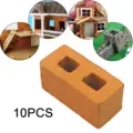 10 Pcs Orange Bricks