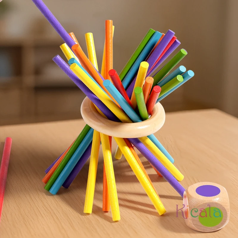 Juego matemático Montessori de madera para niños – Contar y calcular