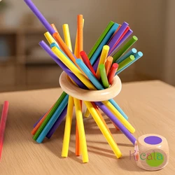 Juego matemático Montessori de madera para niños – Contar y calcular