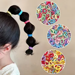 Gomas para el cabello de niña – Bandas elásticas de nailon coloridas