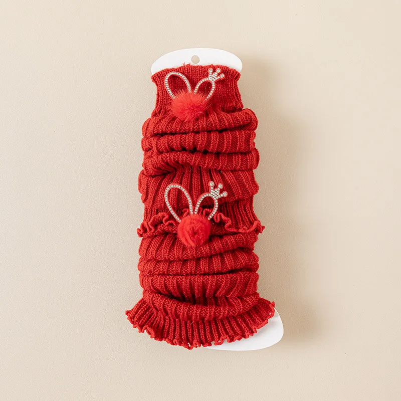 Calcetines navideños rojos térmicos invierno para bebé - imagen 5