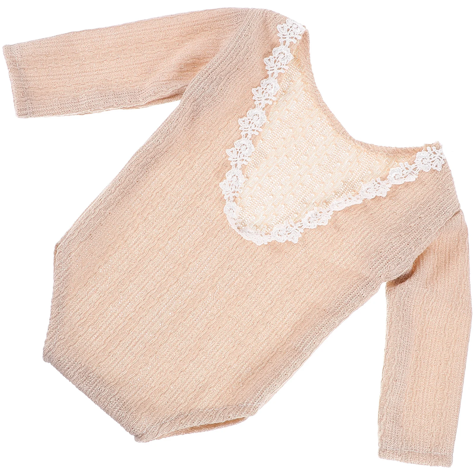 Pelele de fotografía para niña recién nacida, traje bonito de manga larga para niña, pelele seguro y cómodo para bebé, accesorio para fotografía