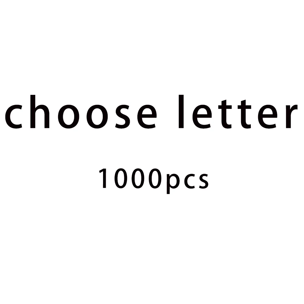 1000pc choose letter
