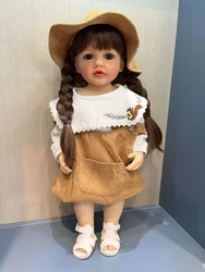 NPK 22 Muñeca Reborn de silicona vinilo con cuerpo completo y peluca