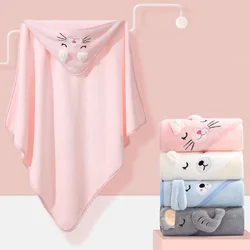 Toalla con capucha de dibujos para bebé – Suave y cálida para recién nacido