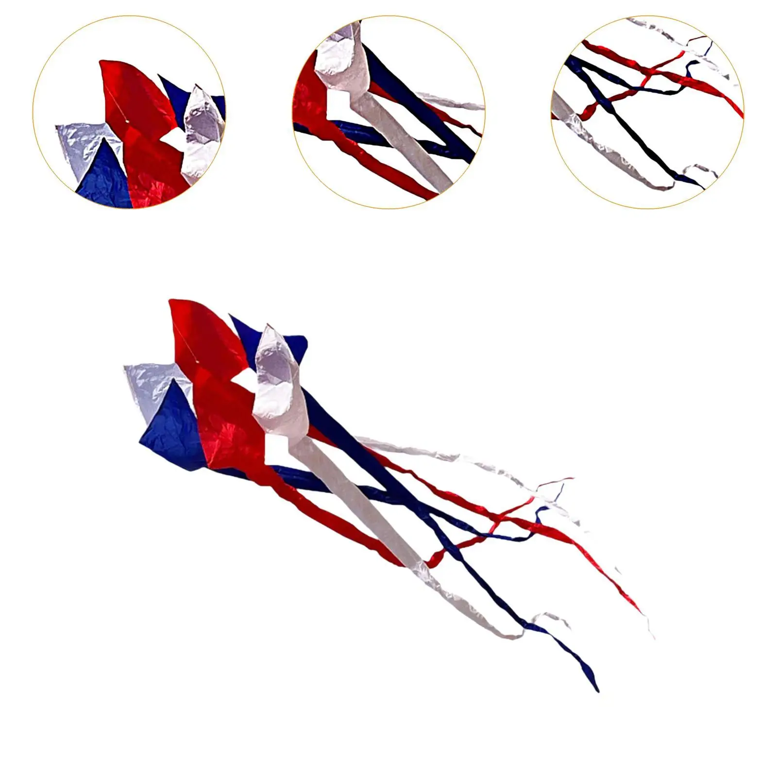 Flyer Kite Sturdy Foldable Decoration Classic Reusable Popular Rotating Tube Kite for Activities Grasslands Sports Outdoor Beach