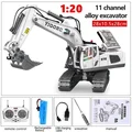 RC Excavator white