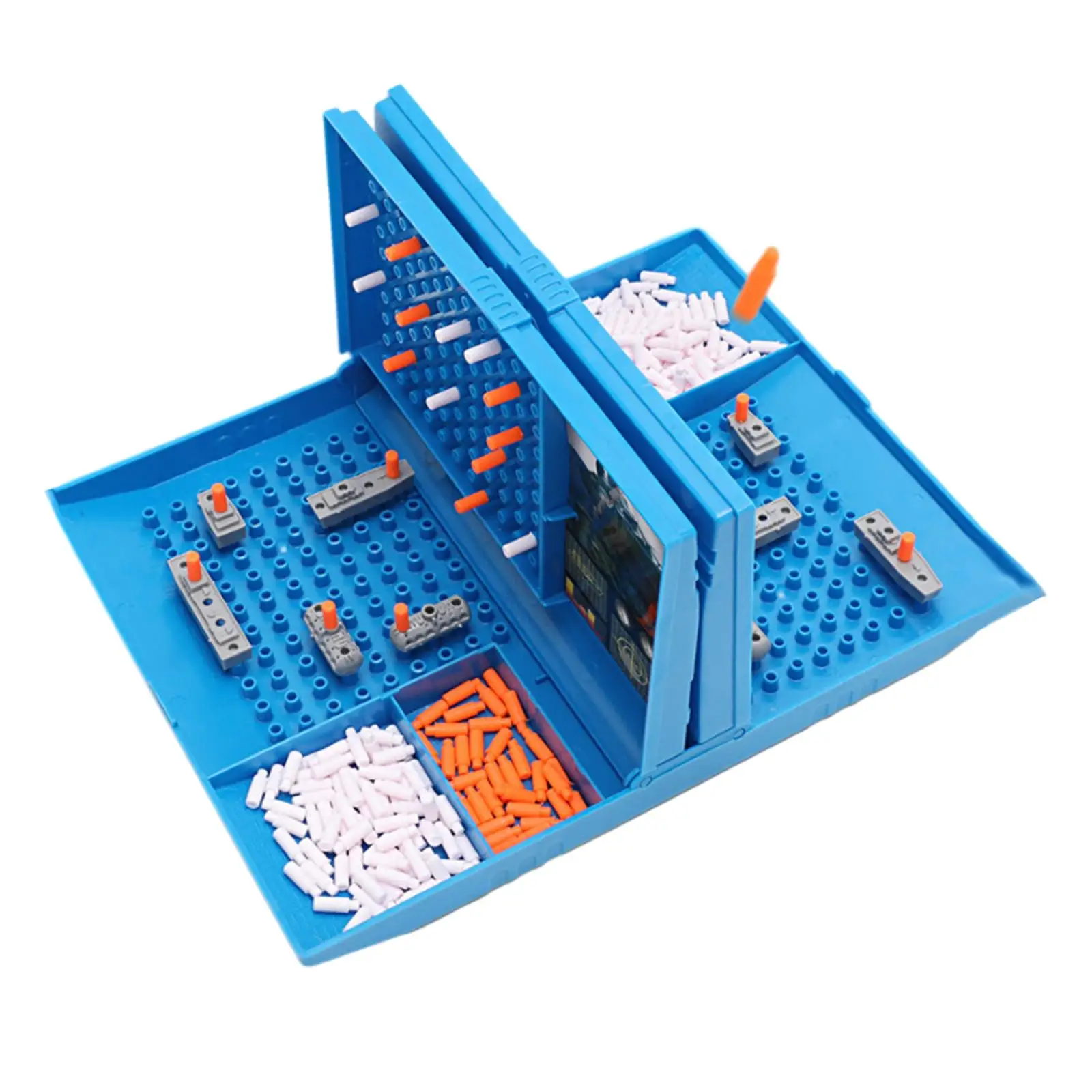 Sea Battle Ship Battling Game Portable Early Learning Educational Toy Battles Board Game for Boys Girls Adults Travel Children