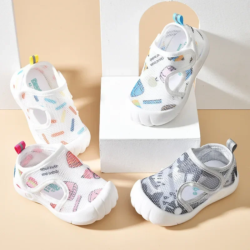 Sandalias de malla transpirable para bebés – suela antideslizante - imagen 5