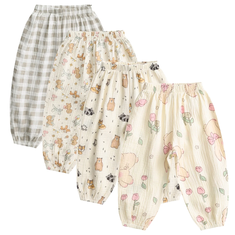 Pantalones holgados transpirables para niños – Estampados divertidos