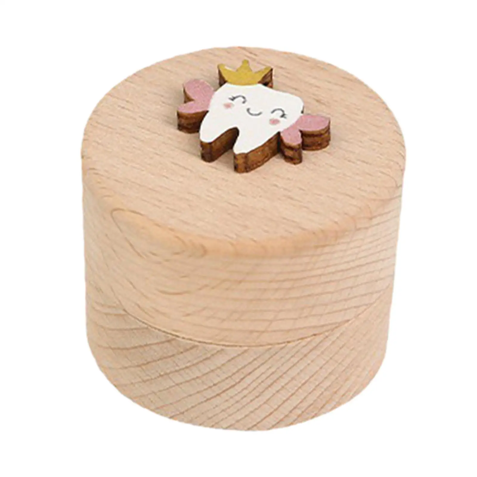 Organizador de dientes de bebé, caja de recuerdos de madera, soporte de almacenamiento de dientes de leche para niños, memoria de dientes perdidos - imagen 2