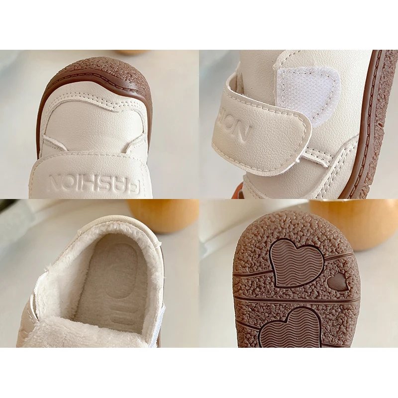 Zapatos de felpa para primeros pasos con suela antideslizante - imagen 5