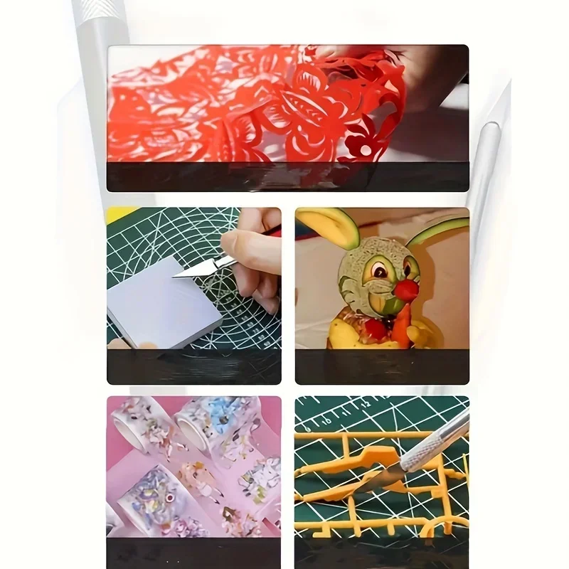 13 cuchillos de talla de aleación de aluminio ultra duraderos de precisión: hojas afiladas para recortes de papel, aplicaciones de películas y manualidades de bricolaje - imagen 3