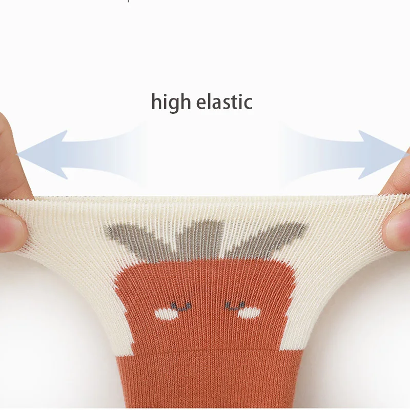 Milangel-Calcetines de invierno para bebé, medias de forro grueso para recién nacido, 5 pares por lote - imagen 2