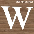 only Letter W No Box