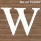 only Letter W No Box