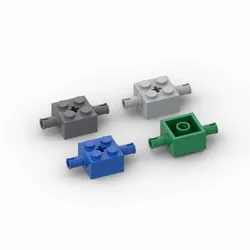 Bloques 2x2 de construcción con pivotes y orificios – Compatible DIY 20 piezas