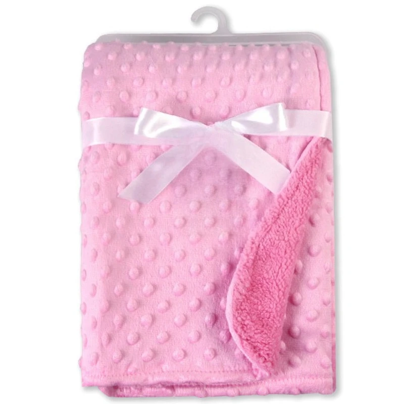 Manta polar burbujas doble capa para bebés y recién nacidos - imagen 2