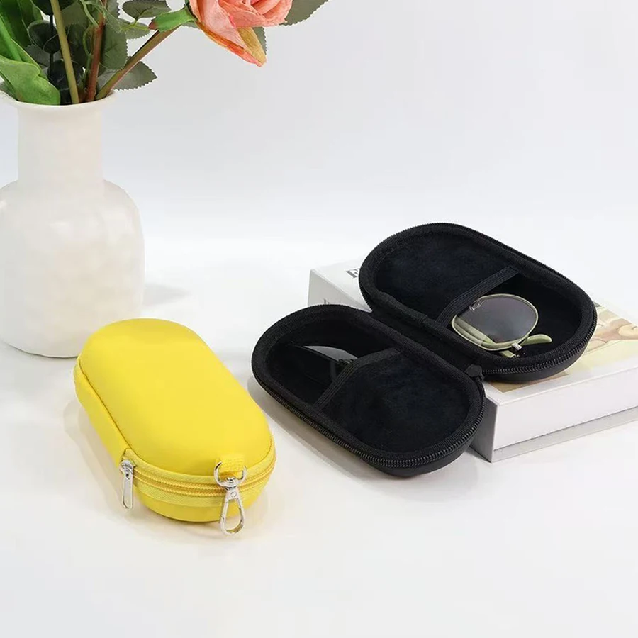 Bolsa de almacenamiento de gafas de sol Simple, caja de almacenamiento de gafas de sol portátil de moda impermeable resistente a la presión EVA