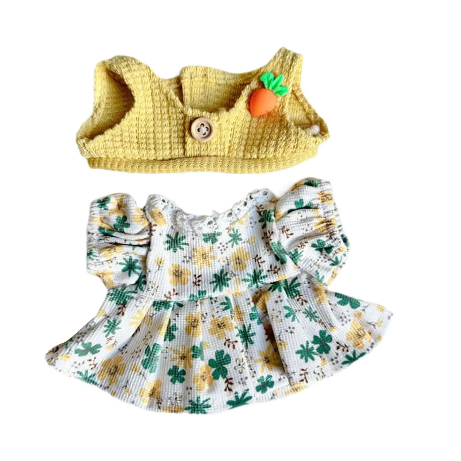 20cm Plush Doll Clothes,Stuffed Animal Accessories,Doll Dress and Vest Photo