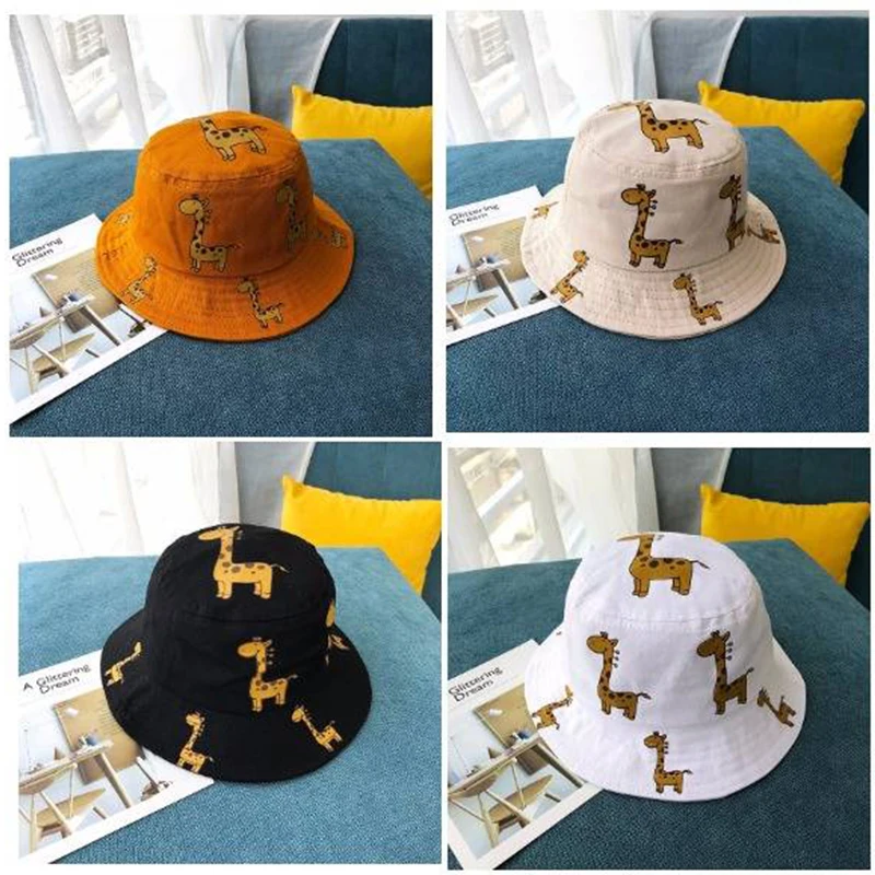 Sombrero Panamá infantil con protección solar – estampado jirafa - imagen 5