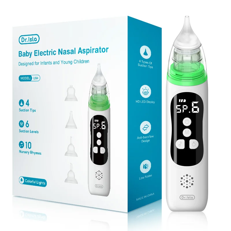 MAMIJOY Aspirador Nasal Eléctrico para Recién Nacido – Quitamocos silencioso