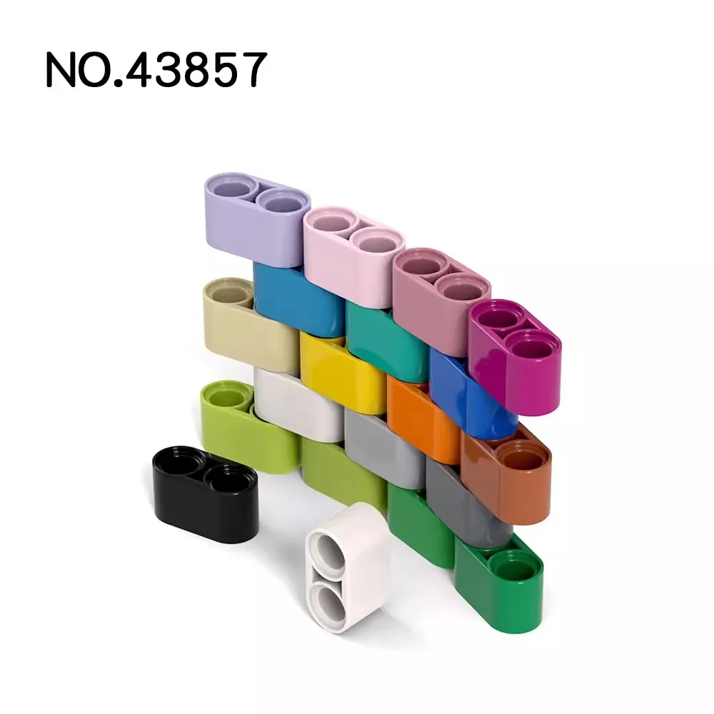 20 piezas MOC 43857 fascio de alta tecnología 1x2 espesores Liftarm mattoni compatibles blocchi fai da te particelle bambino cervello giocatto - imagen 2