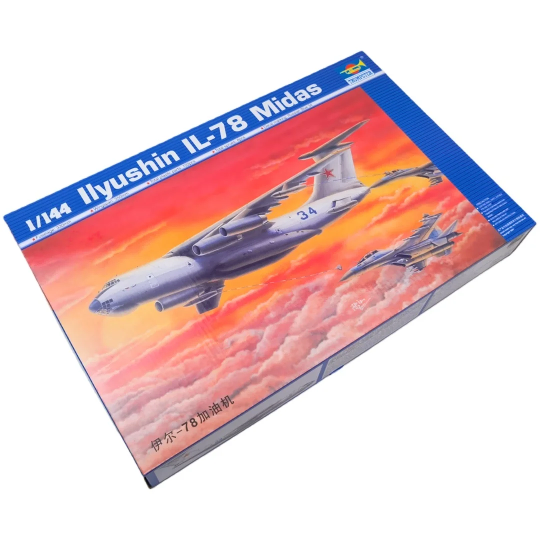 TRUMPETER 1/144 IIyushin IL-78 Modelo de rompecabezas de ensamblaje de avión de repostaje aéreo - imagen 2
