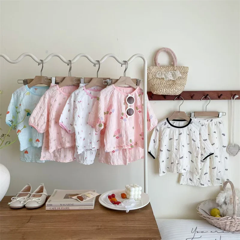 Pijama verano infantil con estampado – Top y pantalón corto ligero - imagen 3