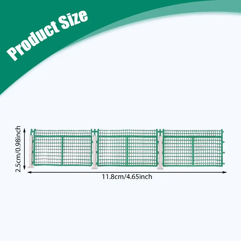 Valla a escala HO Modelo de valla a escala 1:87, accesorios de diseño para trenes modelo, escena de diorama, ferrocarril modelo, edificio de modelos, - imagen 5