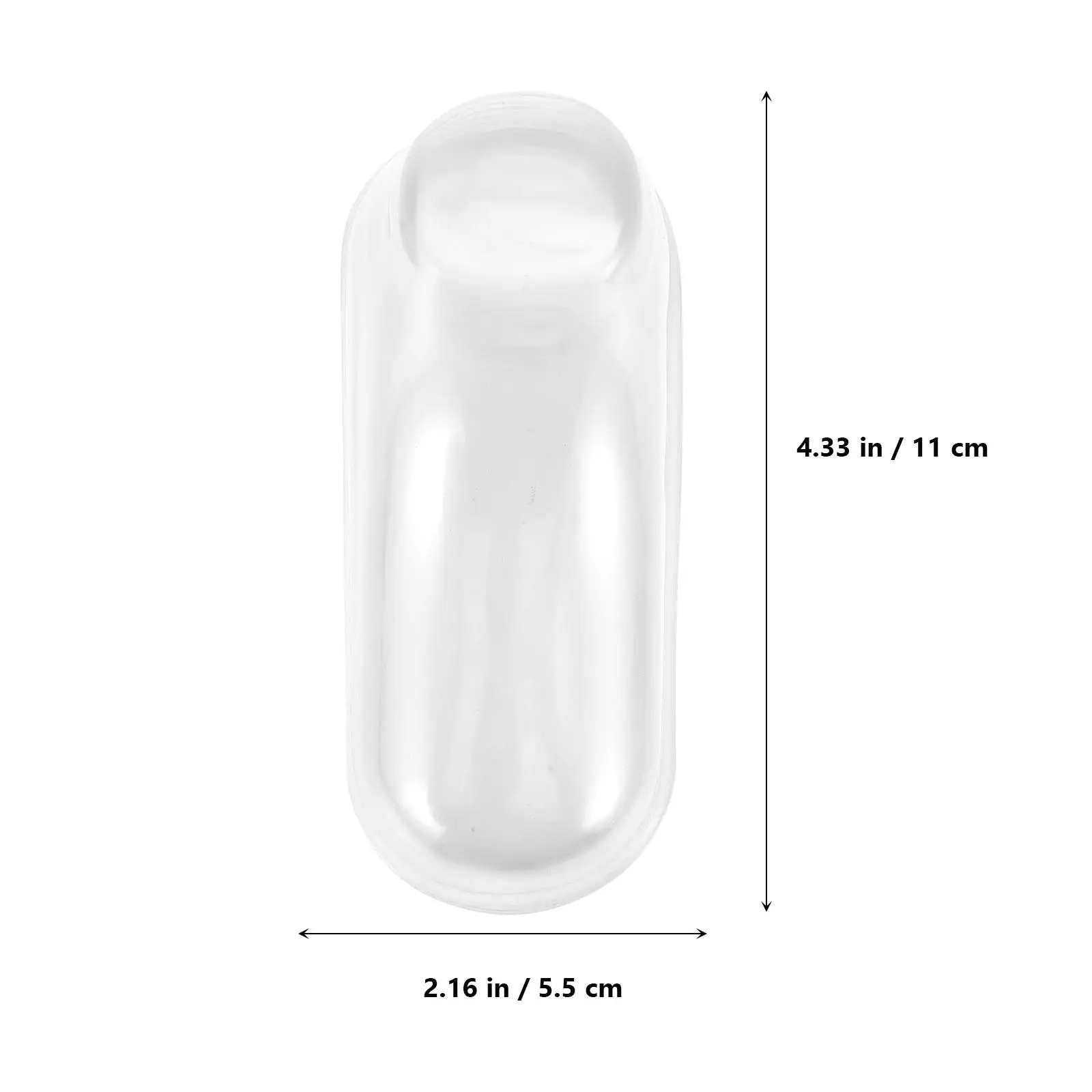 10 Uds. Modelos de pie de bebé de plástico transparente para calcetines, exhibición de zapatos, soportes ligeros y duraderos para niños pequeños de 11cm - imagen 2