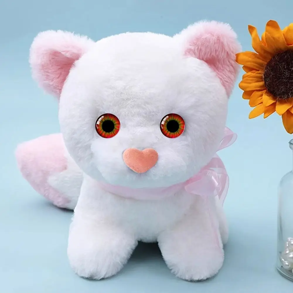 Ojos de Oso de Cristal con purpurina de seguridad, piezas de juguetes de peluche, artesanía de ojos, accesorios de muñecas de animales, 6mm-20mm, 10 pares - imagen 5