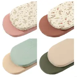 Sábanas para Moisés bebé D7YD, 2 uds., lavables a máquina, tela no retráctil, Universal para cunas