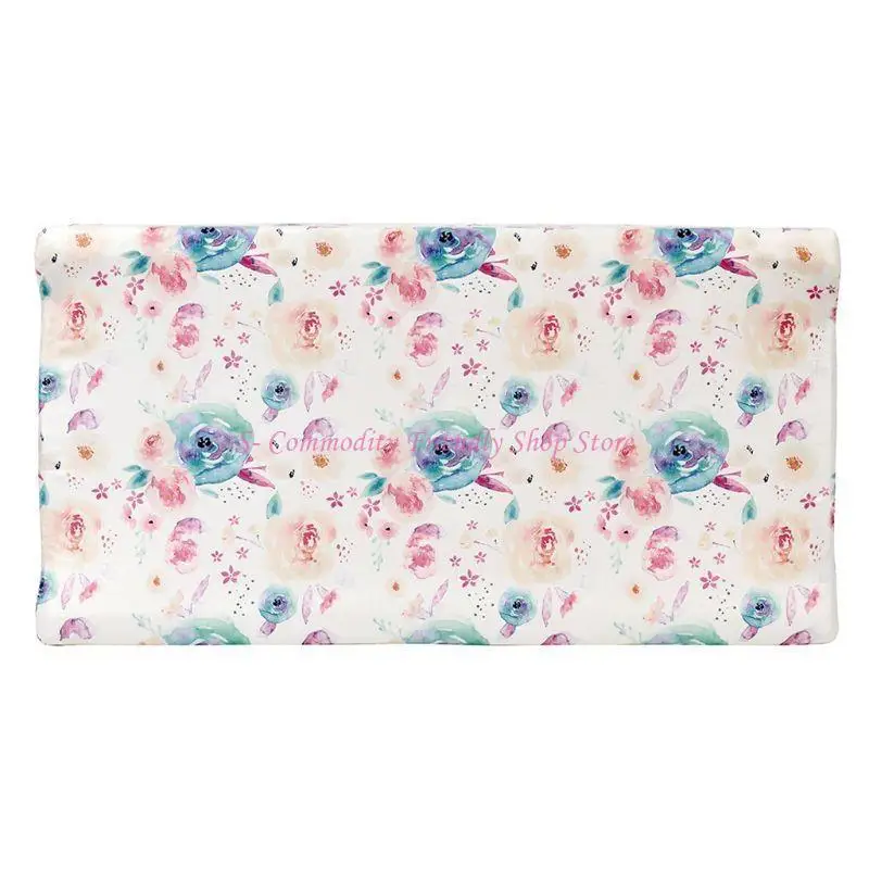 85AE, funda suave para cambiador pañales bebé, colchón desmontable para niños pequeños, Sábana cama para cuna, Funda - imagen 5