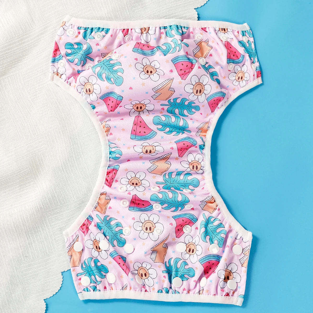 Pañal lavable ajustable para nadar, bonito estampado, pañal de natación para bebé, nadadores respetuosos con el medio ambiente - imagen 4