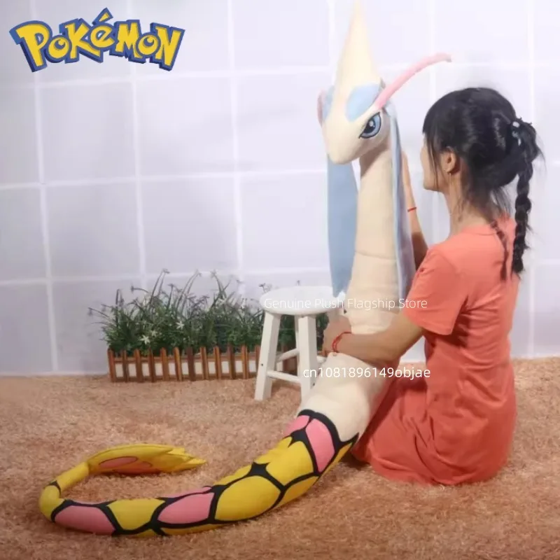Peluche gigante Milotic Pokemon anime, almohada decorativa
