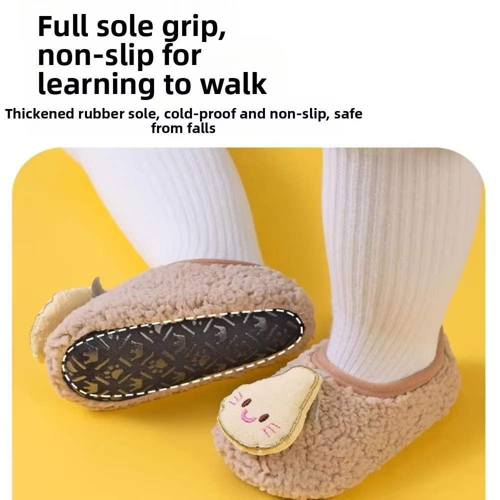 Zapatillas invierno niños – Suaves antideslizantes para primeros pasos