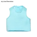 sky blue	Sleeveless