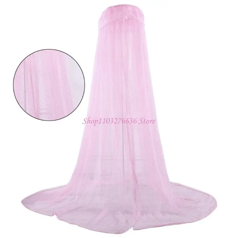 R6FD Cuna bebé Cuna bebés Cuna Mosquito Neta carpa colgante Capa cama cama cama Niños Regalo para - imagen 2