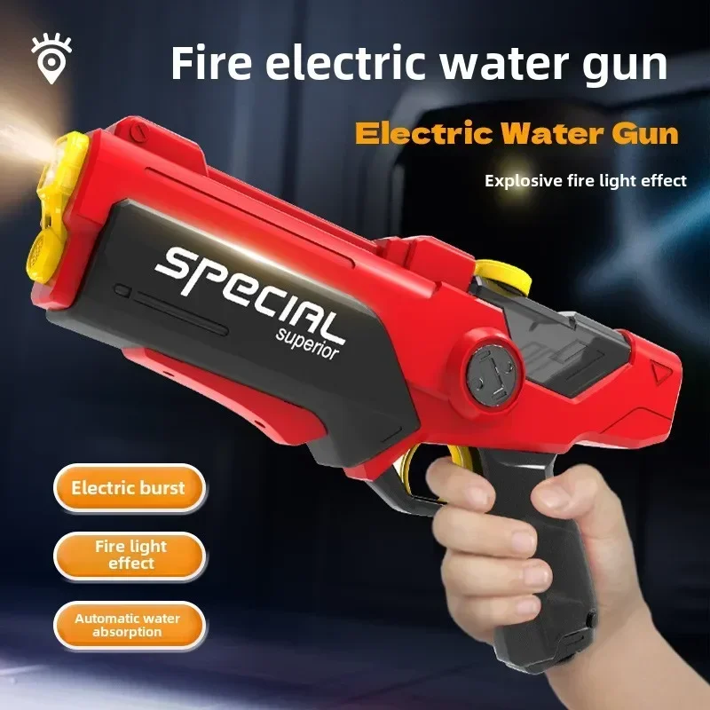 Pistola de agua eléctrica infantil para exteriores – Piscina y playa - imagen 4