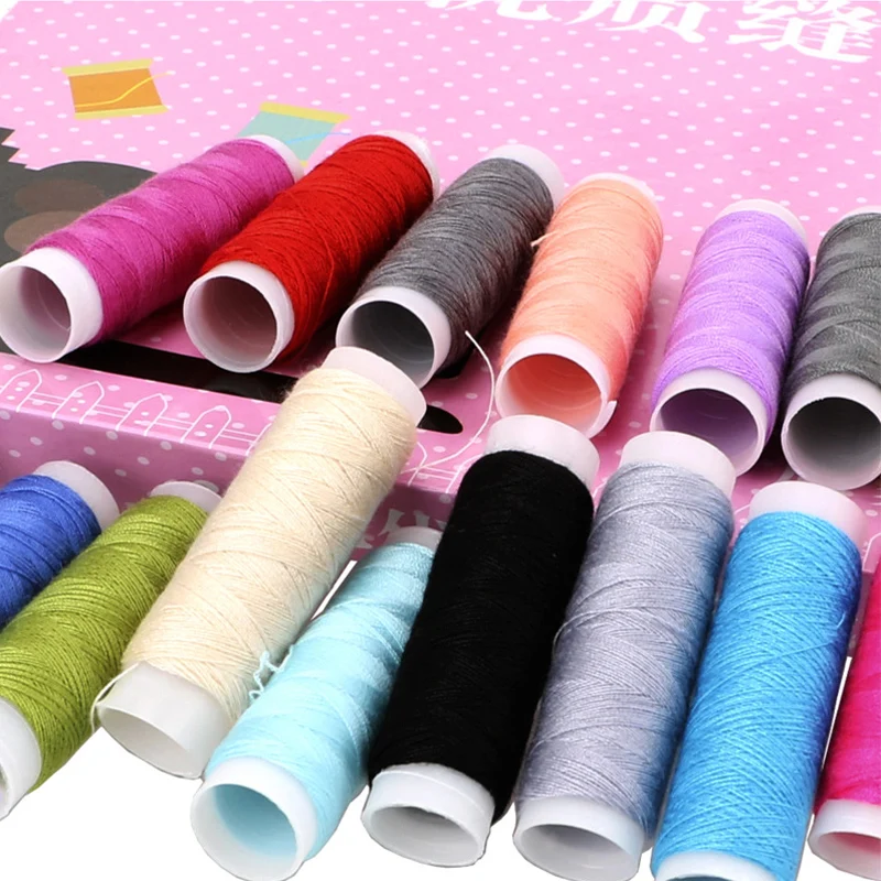 Hilo de coser aguja de coser accesorios de costura profesionales portátiles para viajes en casa principiantes elementos esenciales de reparación duraderos TMZ - imagen 2